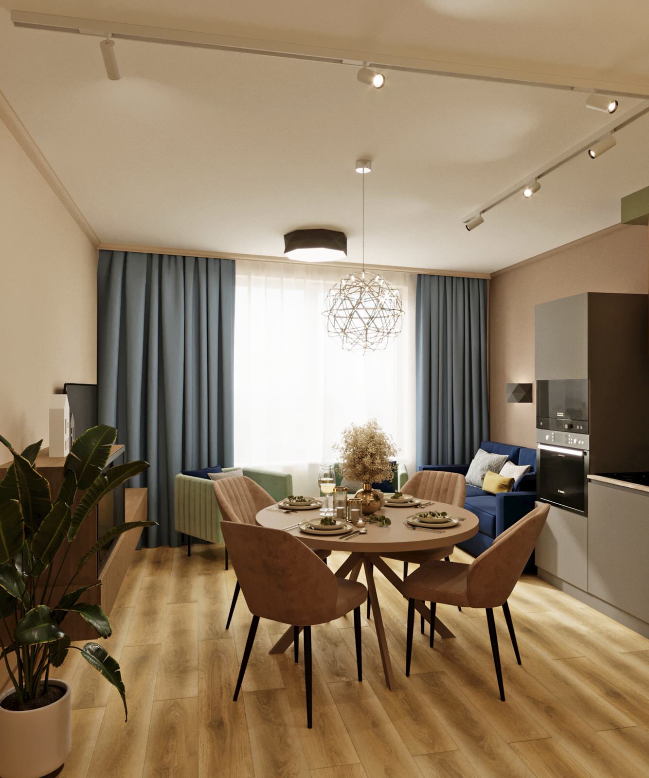 Квартира для молодой семьи с двумя детьми