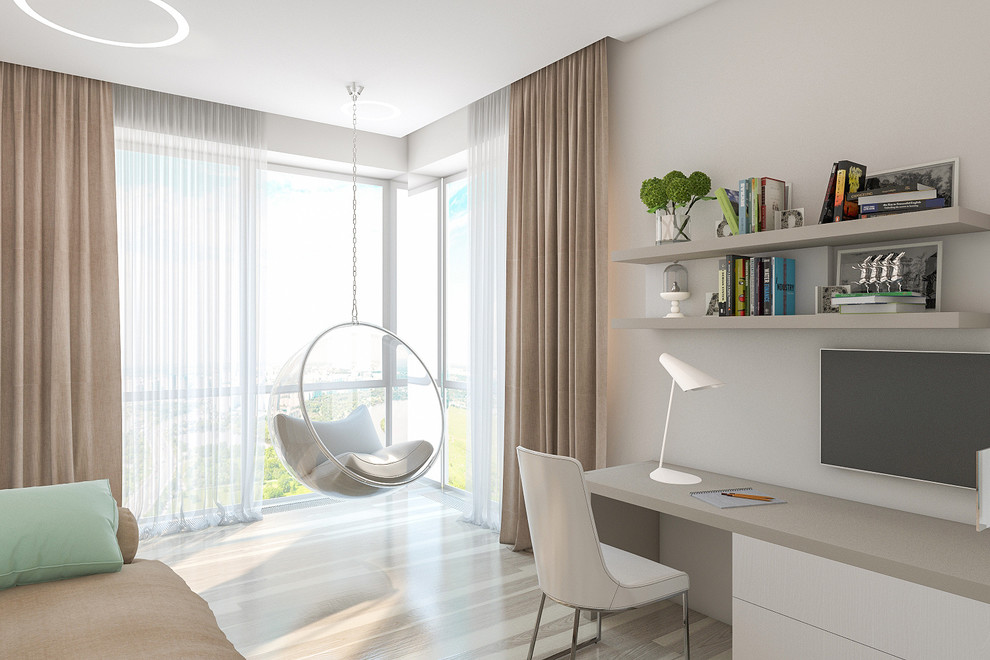 Проект квартиры ЖК "Алые Паруса" (3D визуализации)