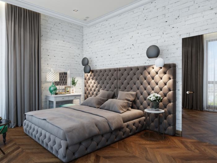 Интерьер спальни от Александры Мироновой