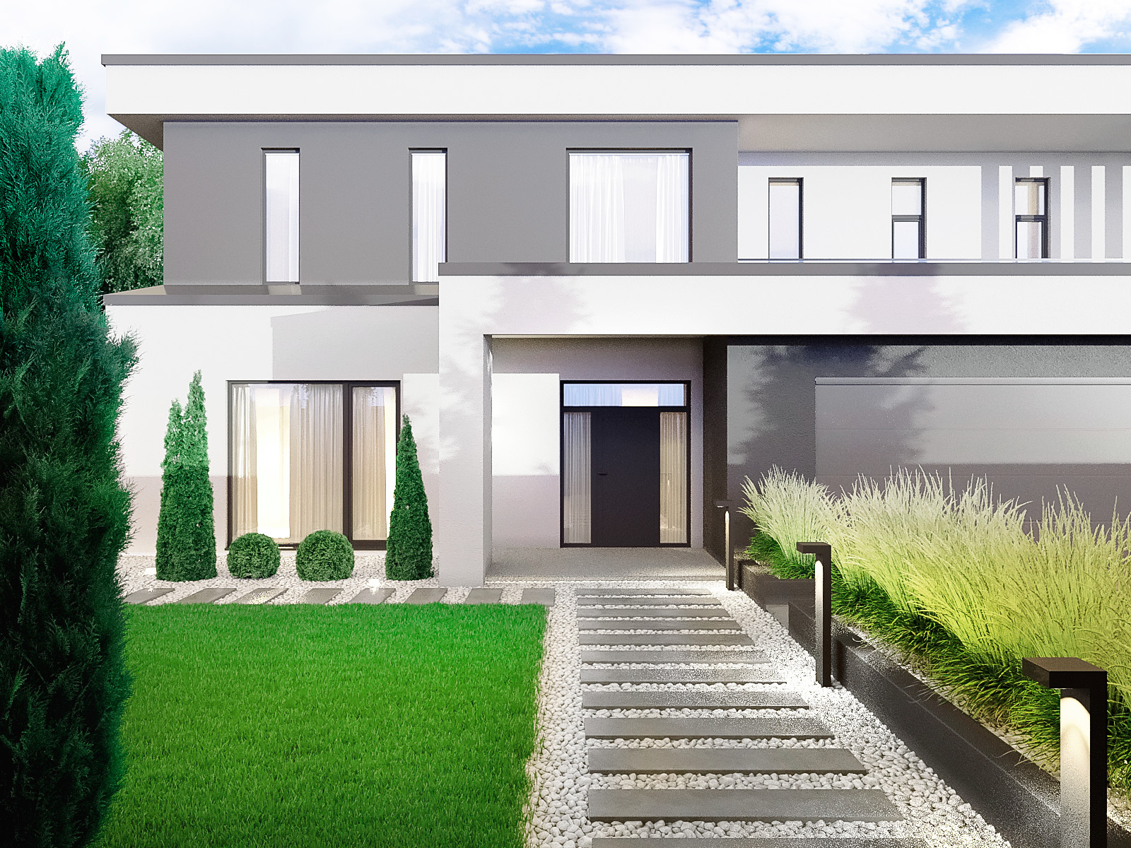 Ландшафт в стиле минимализм