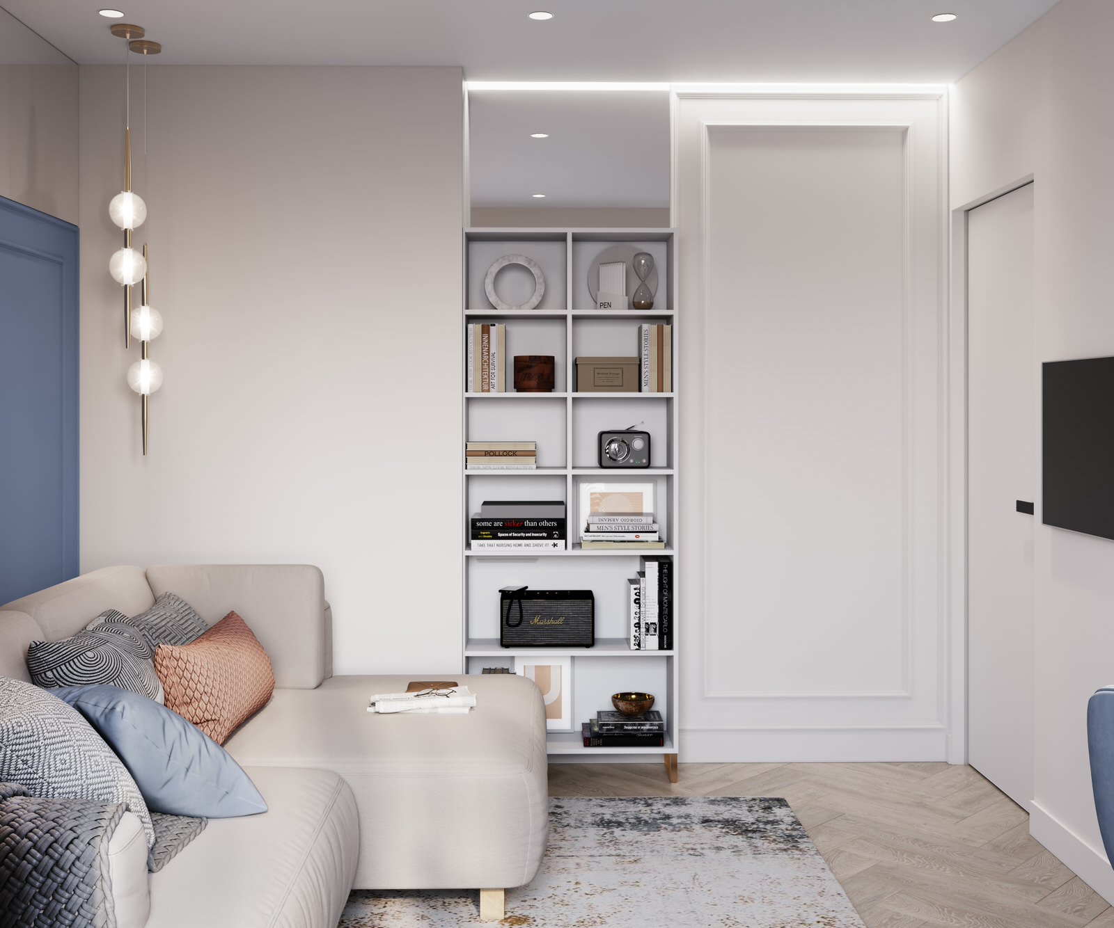 проект "Элегантные ассоциации на 63 м2"