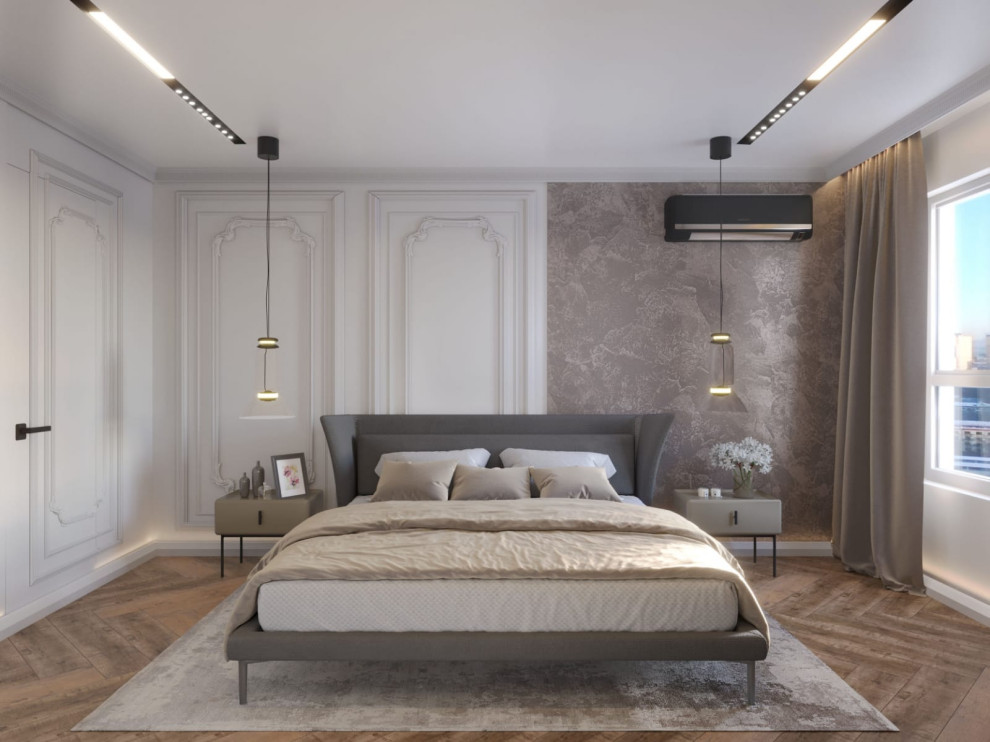 Просторная квартира с гостевой в классическом стиле