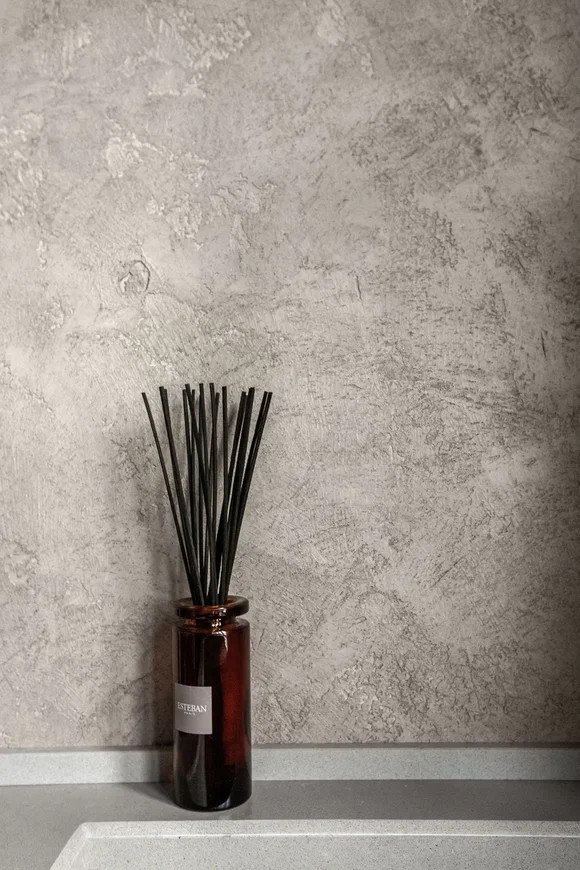 Проект квартиры в ЖК "Серебряный парк". Краска, штукатурка, микроцемент.