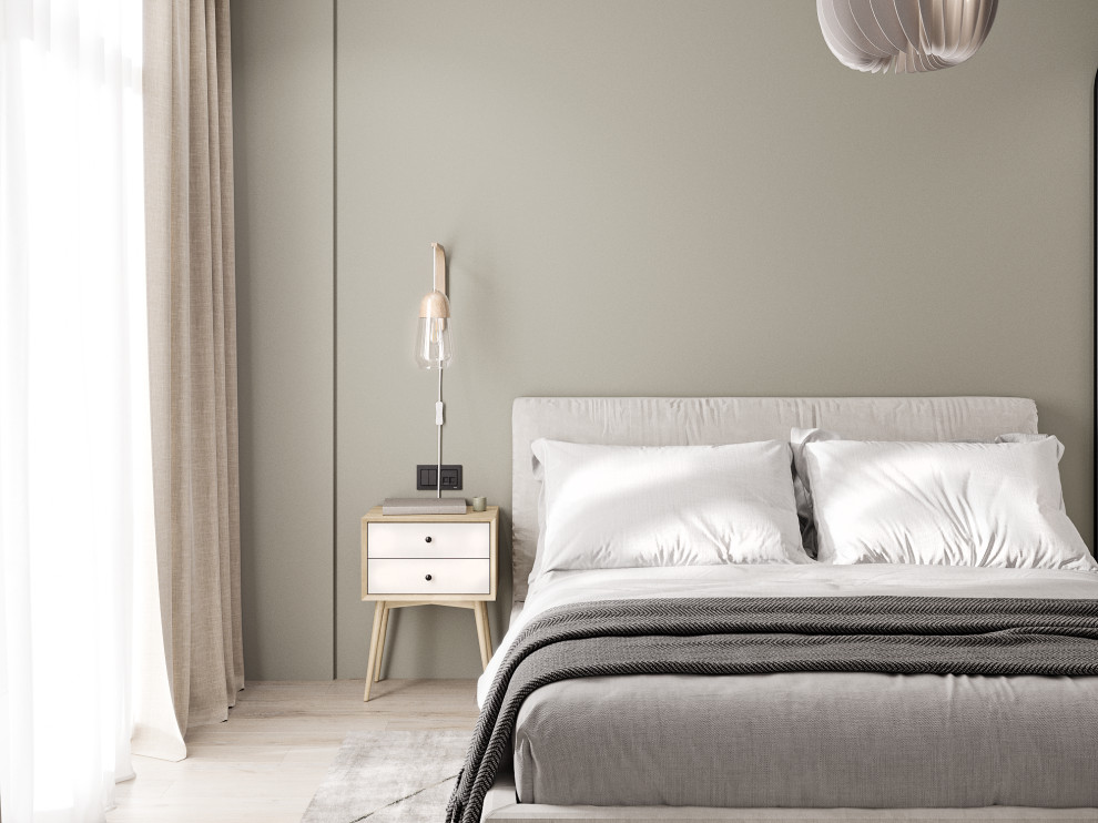 Экологичный дизайн интерьера в ЖК Ривьера Парк на Волне, Ижевск. 69,43 м2