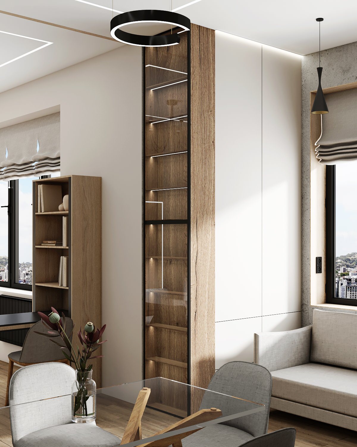 Дизайн Интерьера Квартиры 88 м2 в жк Ангелово Резиденц