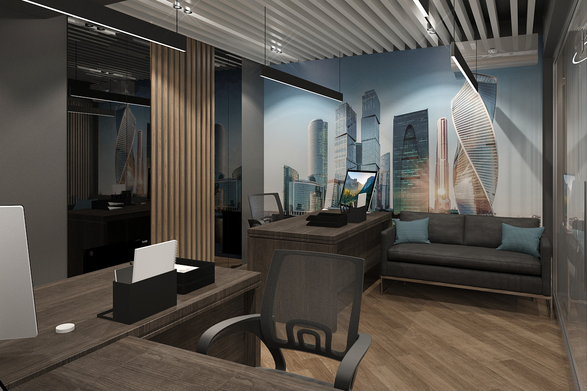 Офис в современной стилистике