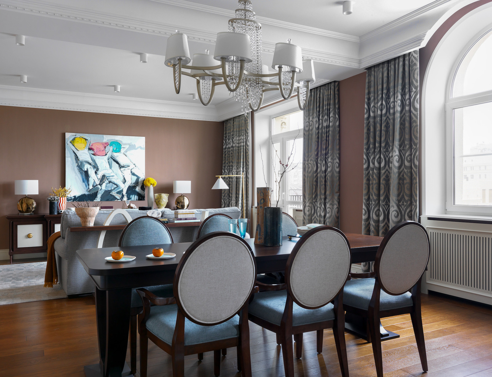 Фотосъемка интерьера квартиры на Фрунзенской набережной для AD