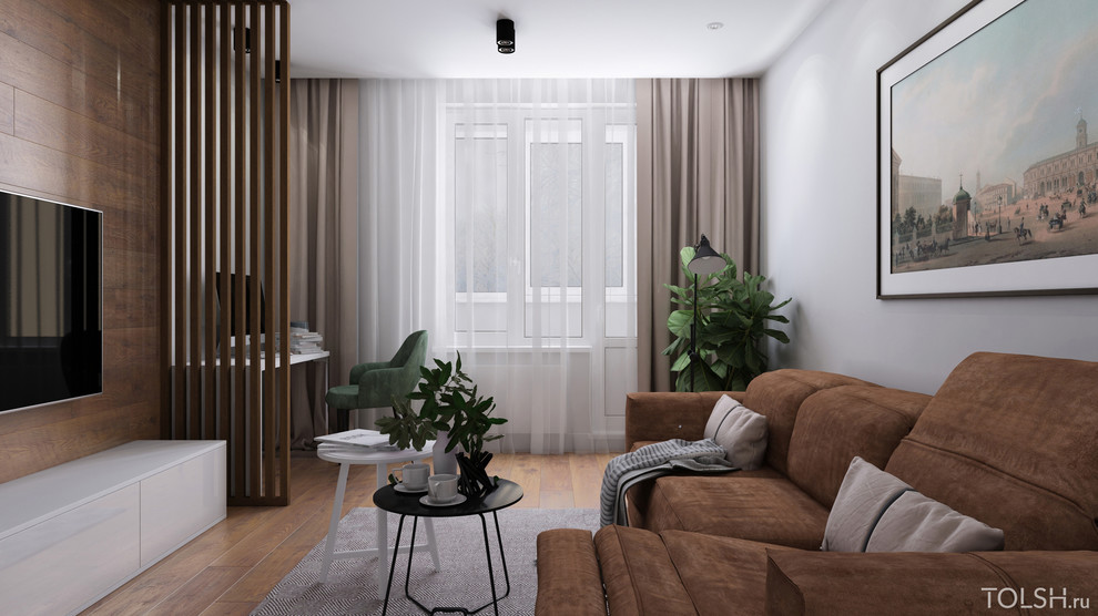 С зелёным акцентом