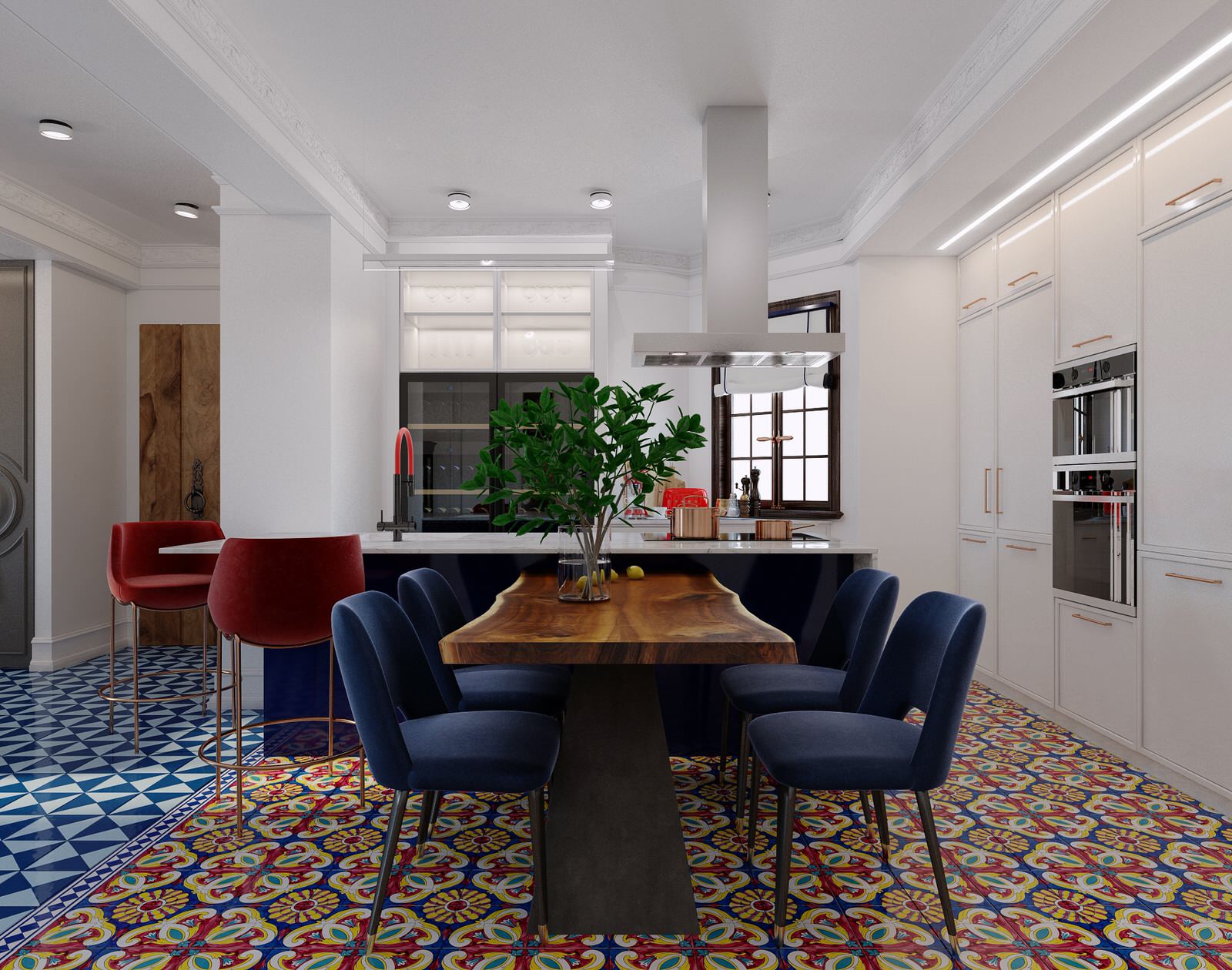 Кухня-столовая. Квартира в Испании