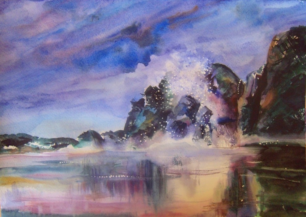 картины акварелью