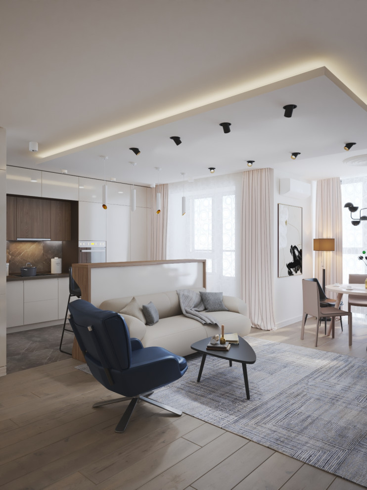 Трехкомнатная квартира №2 / Чебоксары / 2020 год