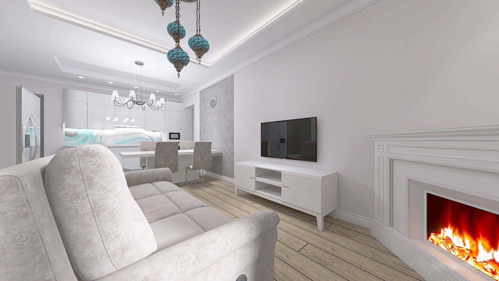 Перепланировка квартиры площадью 96 м2