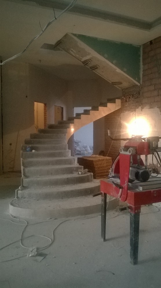 Лестница до и после