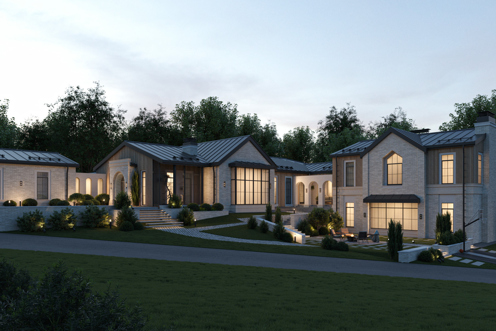 Обложка проекта: Дом в стиле Ранчо