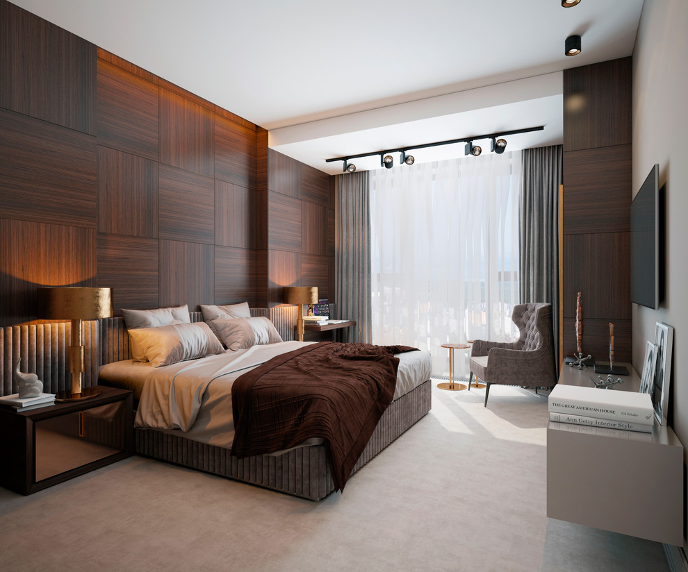 Ред  Сайд - 87 кв.м. современный стиль и темные акценты