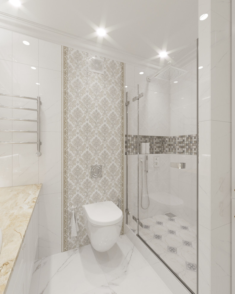 Проект 3х-комнатной квартиры в классическом стиле, ЖК Тихая Роща 2, г.Уфа.