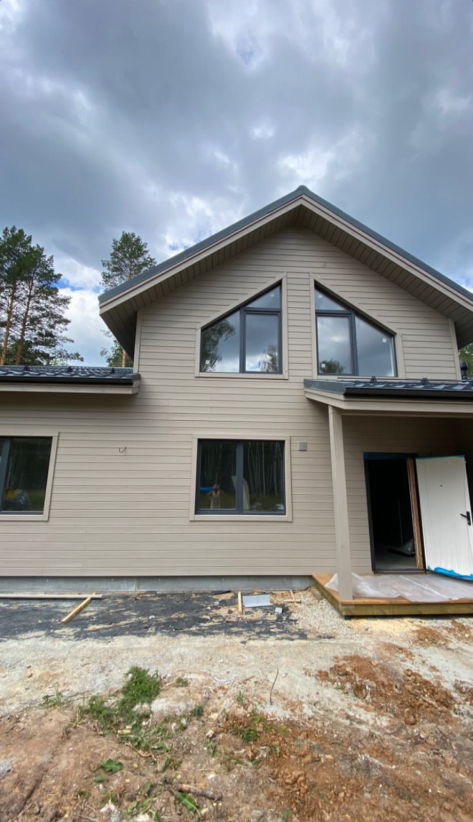 Каркасный 2х этажный дом