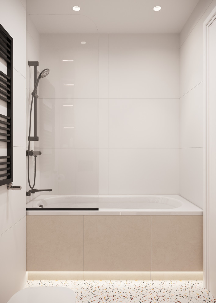 Современный таунхаус в теплой бежевой гамме