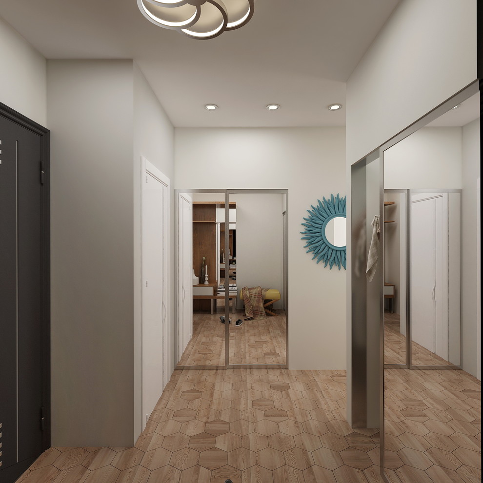 Проект однокомнатной квартиры на улице Репищева