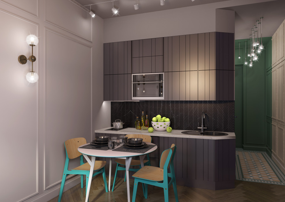 Interior design of a residential flat in The housing complex "Dynasty" at Moscow