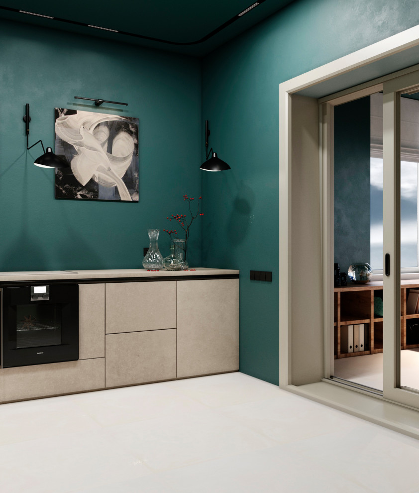 Обложка проекта: Проект "Яркий минимализм", Квартира 118 кв.м.