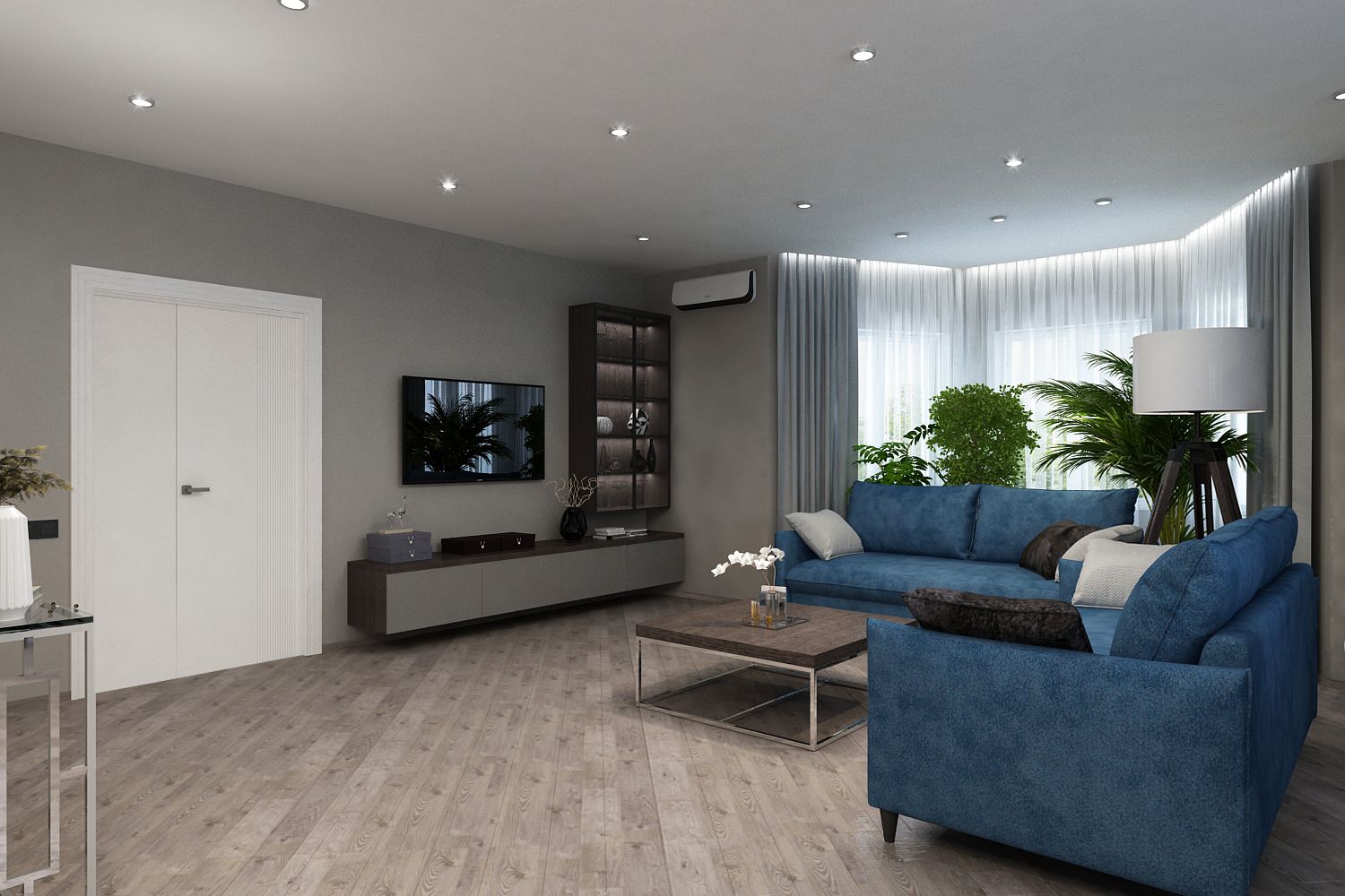 Гостиная-кухня