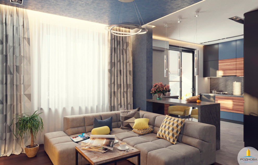 Дизайн-проект двухкомнатной квартиры 56 кв.м