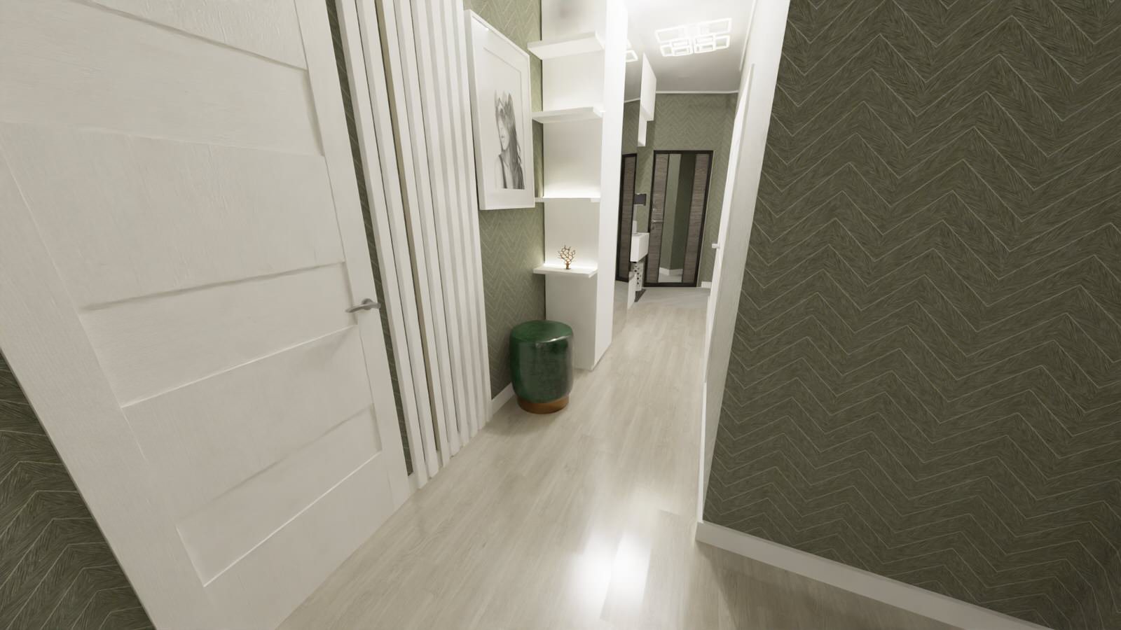 Дизайн решение для прихожей