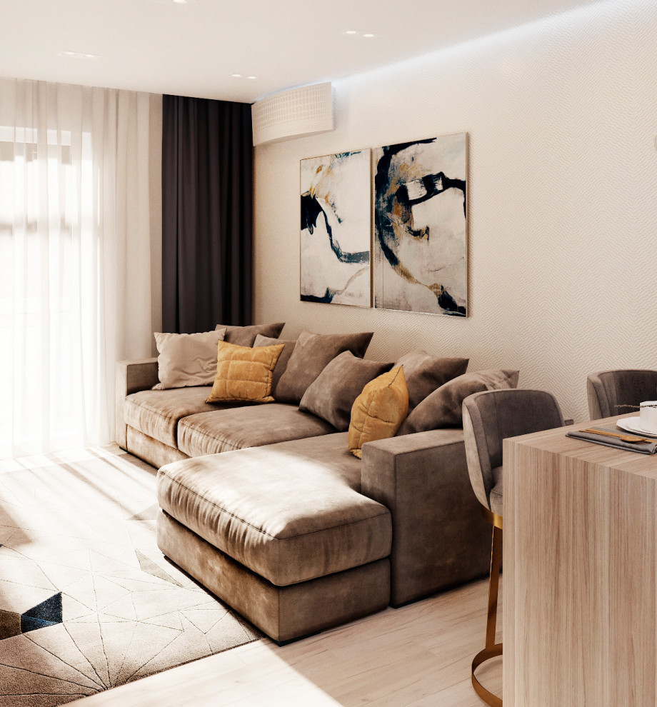 ЖК Квартет ( дизайн проект 3-х комнатной квартиры)