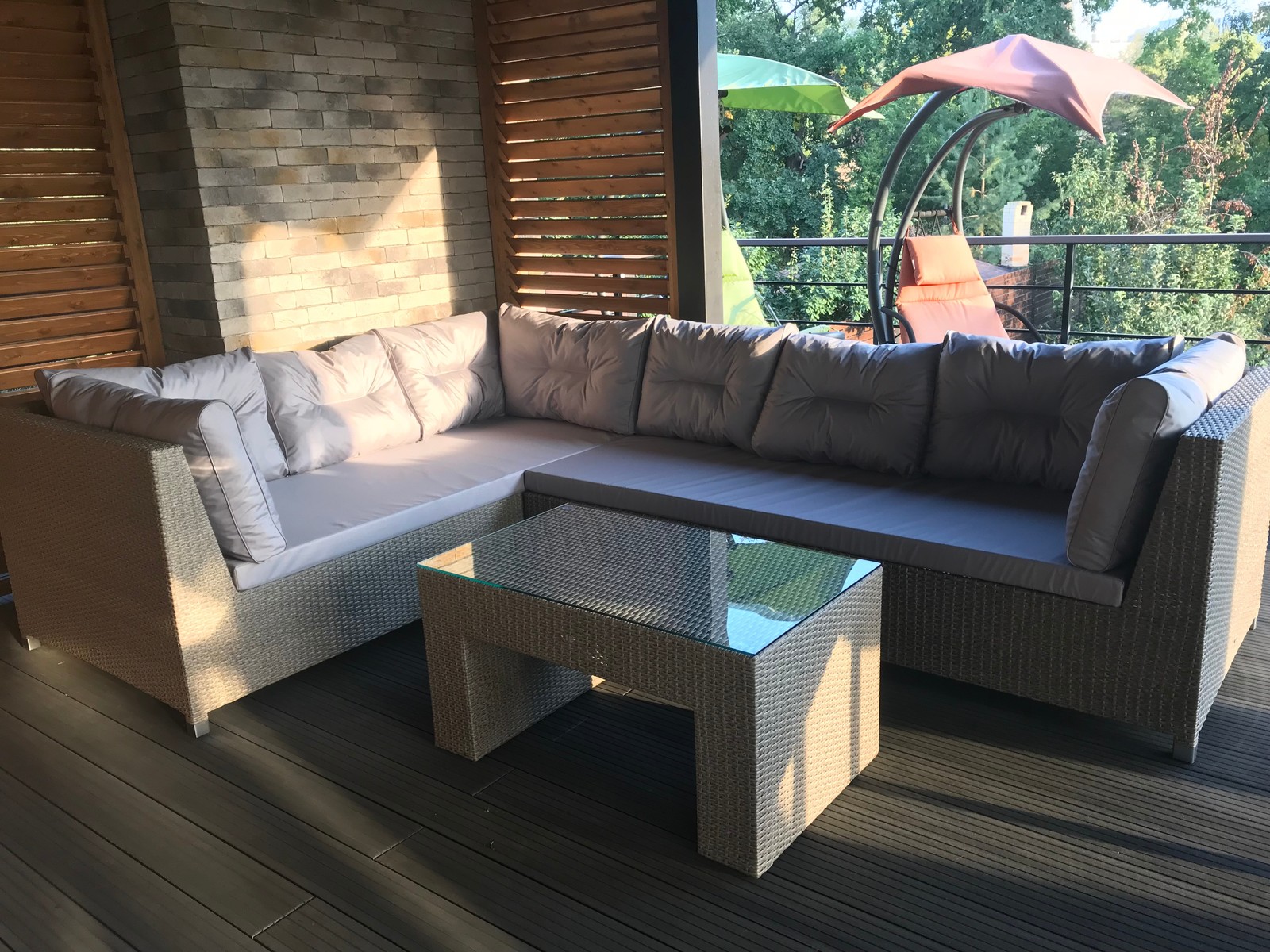 Терраса дома до/после