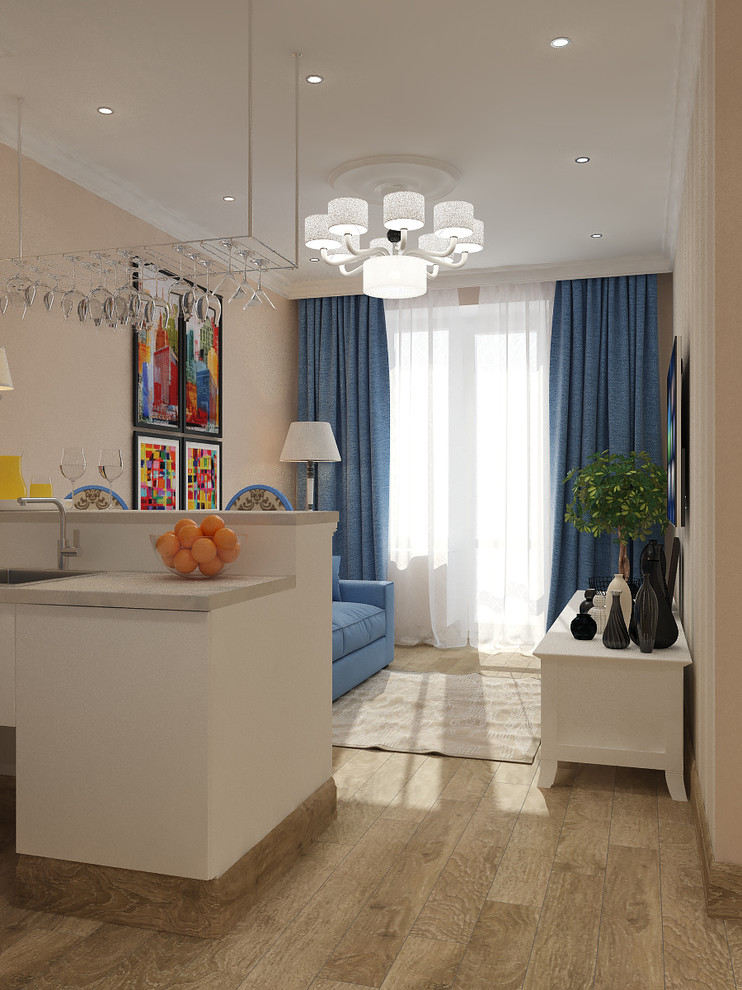 Обложка проекта: Квартира-студия в современной классике