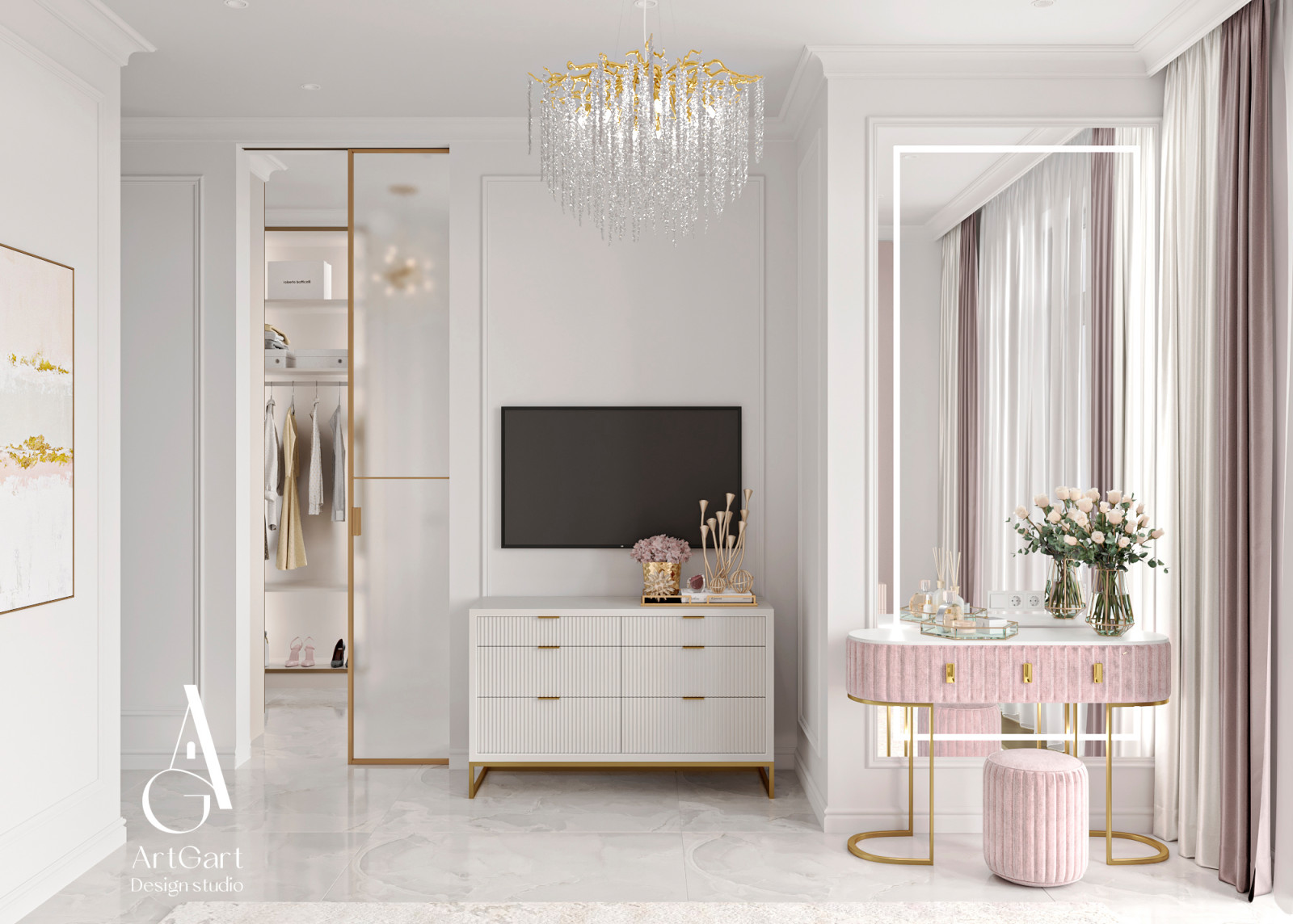 Дизайн квартиры в ЖК  Spires