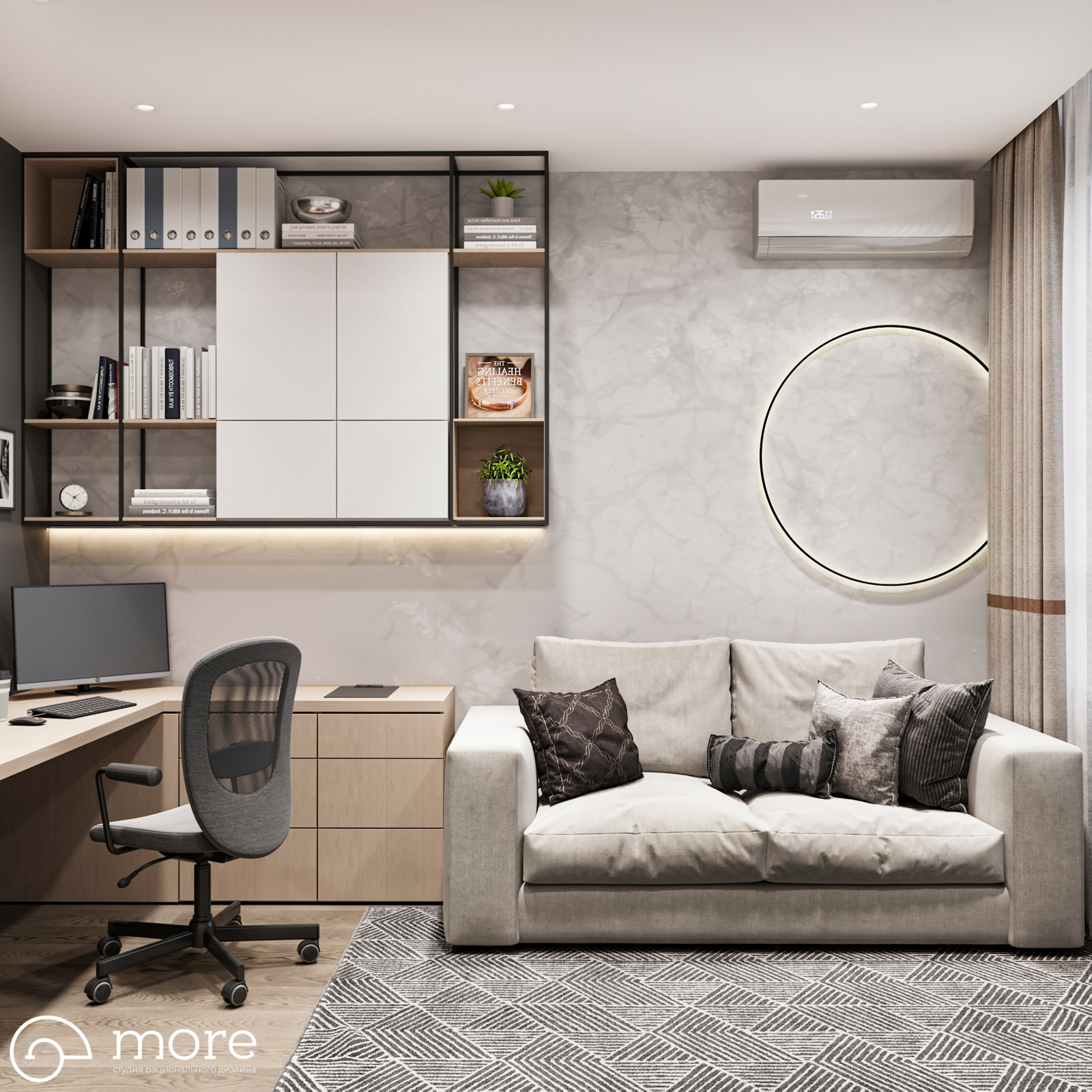 Обложка проекта: ЖК "НОРДИК" 39 кв.м, 2023г.