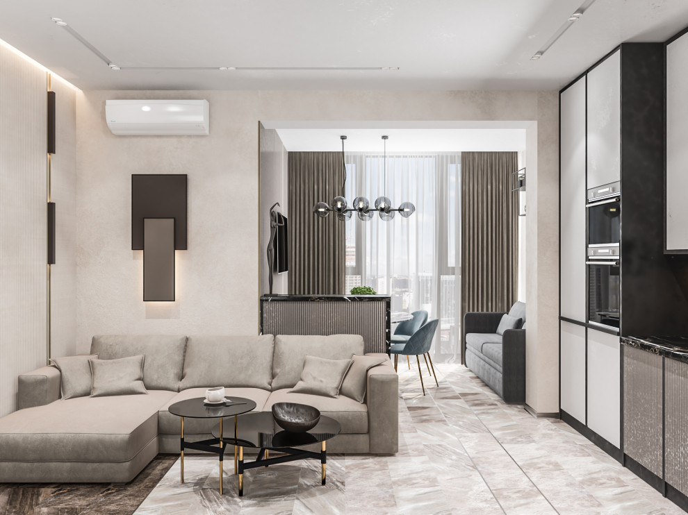 Обложка проекта: Двухкомнатная квартира в ЖК Макаровский