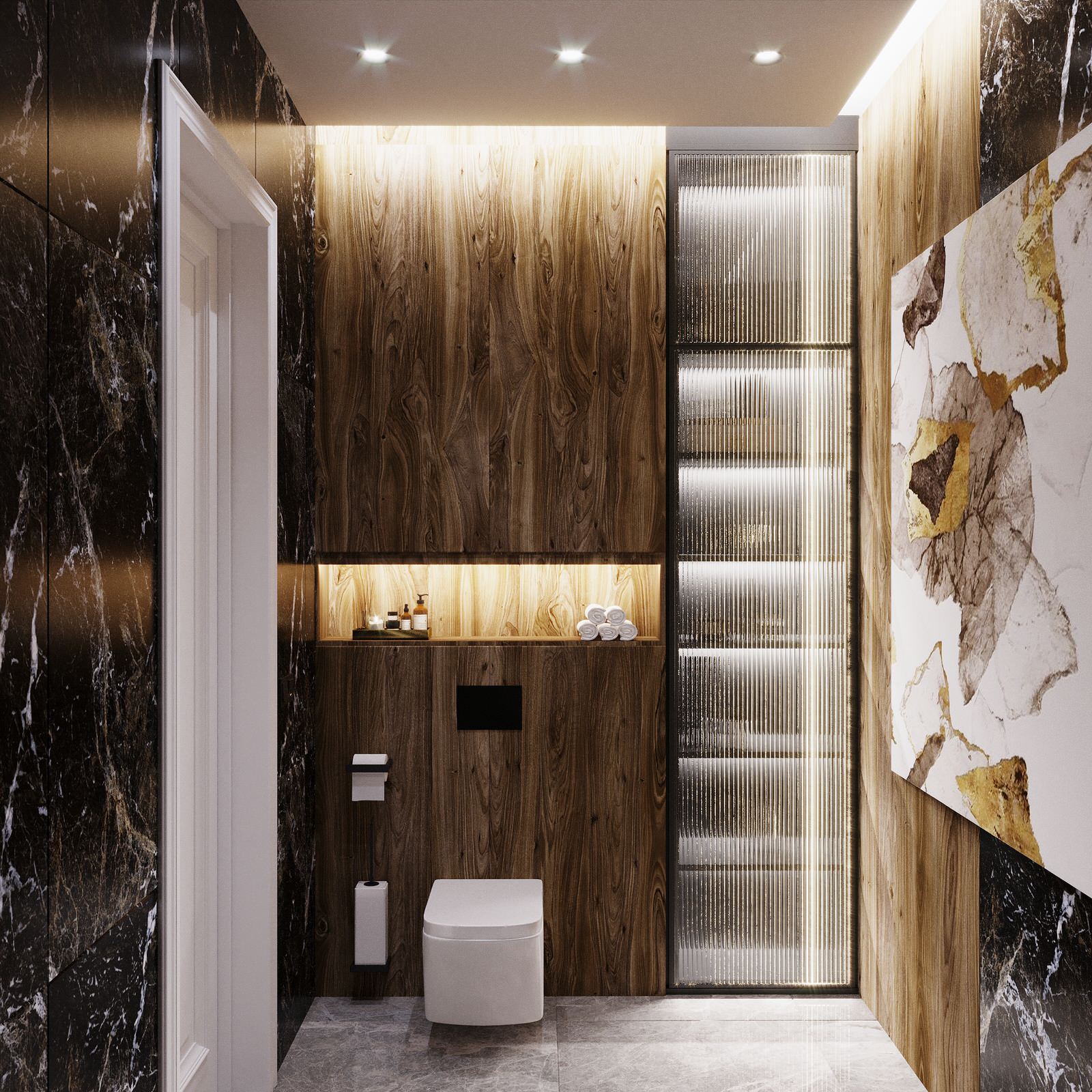 Современный интерьер с характером в жк "Royal park"