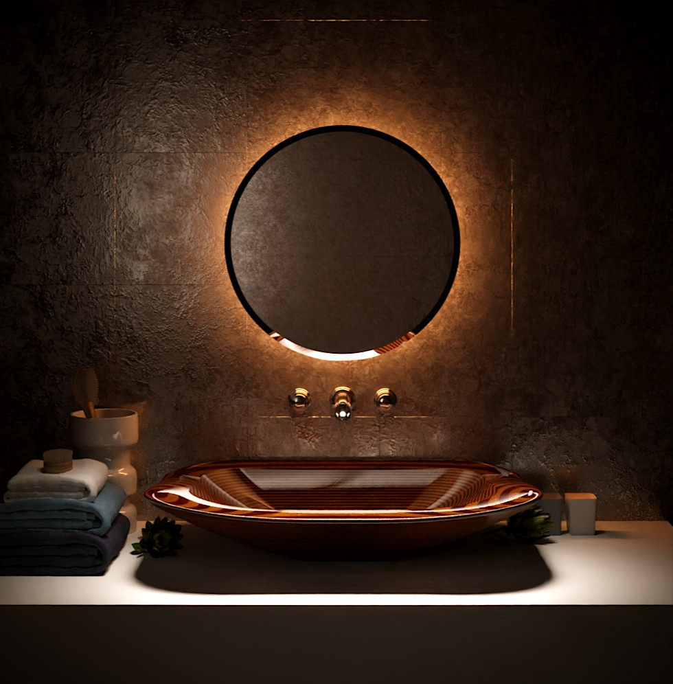 Дизайнерская деревянная раковина из фанеры