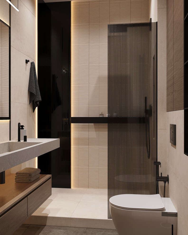 Евродвушка в жк Ilove 78м2 минимализм с элементами ваби-саби