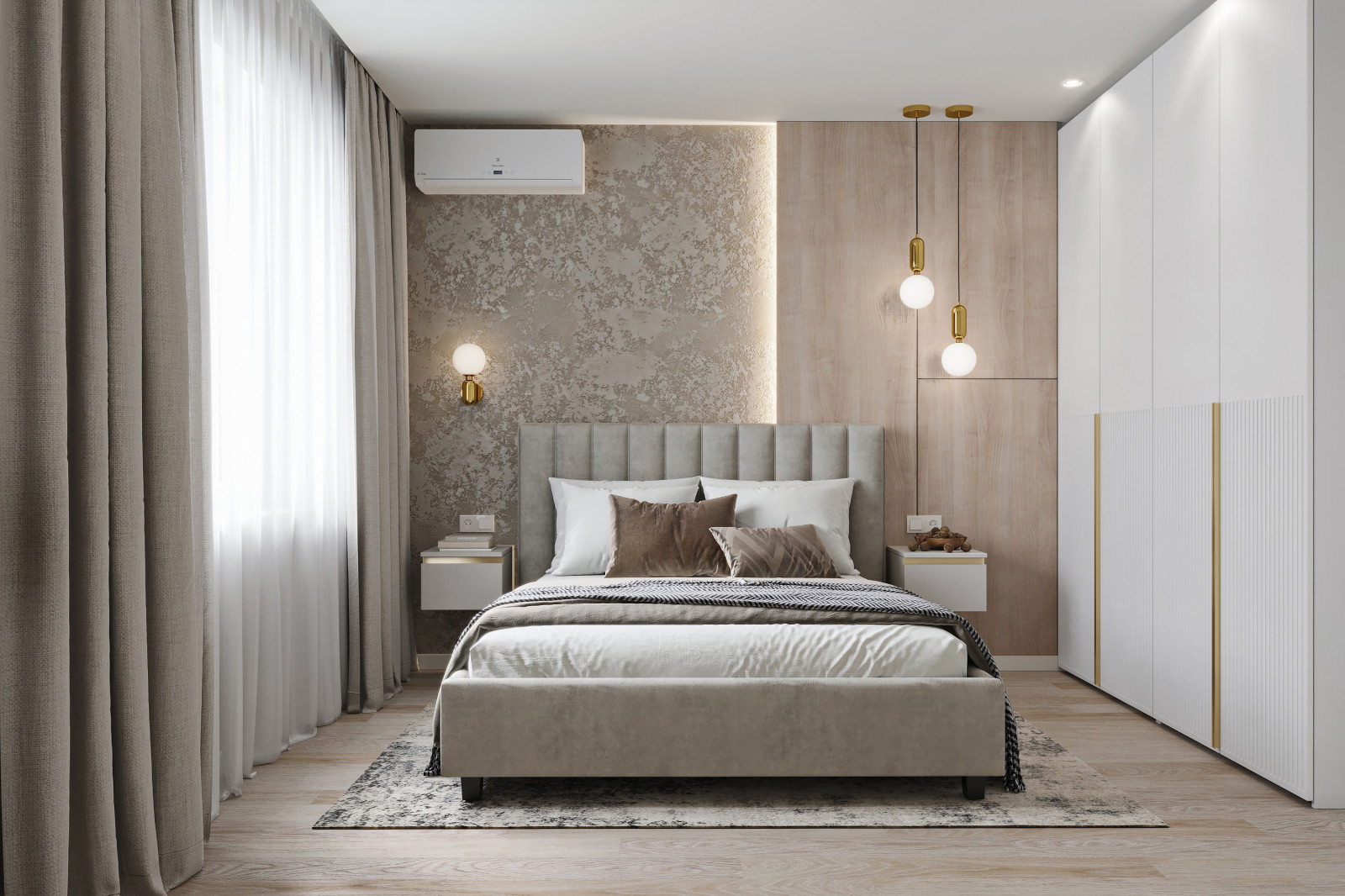 Квартира с чистым дизайном