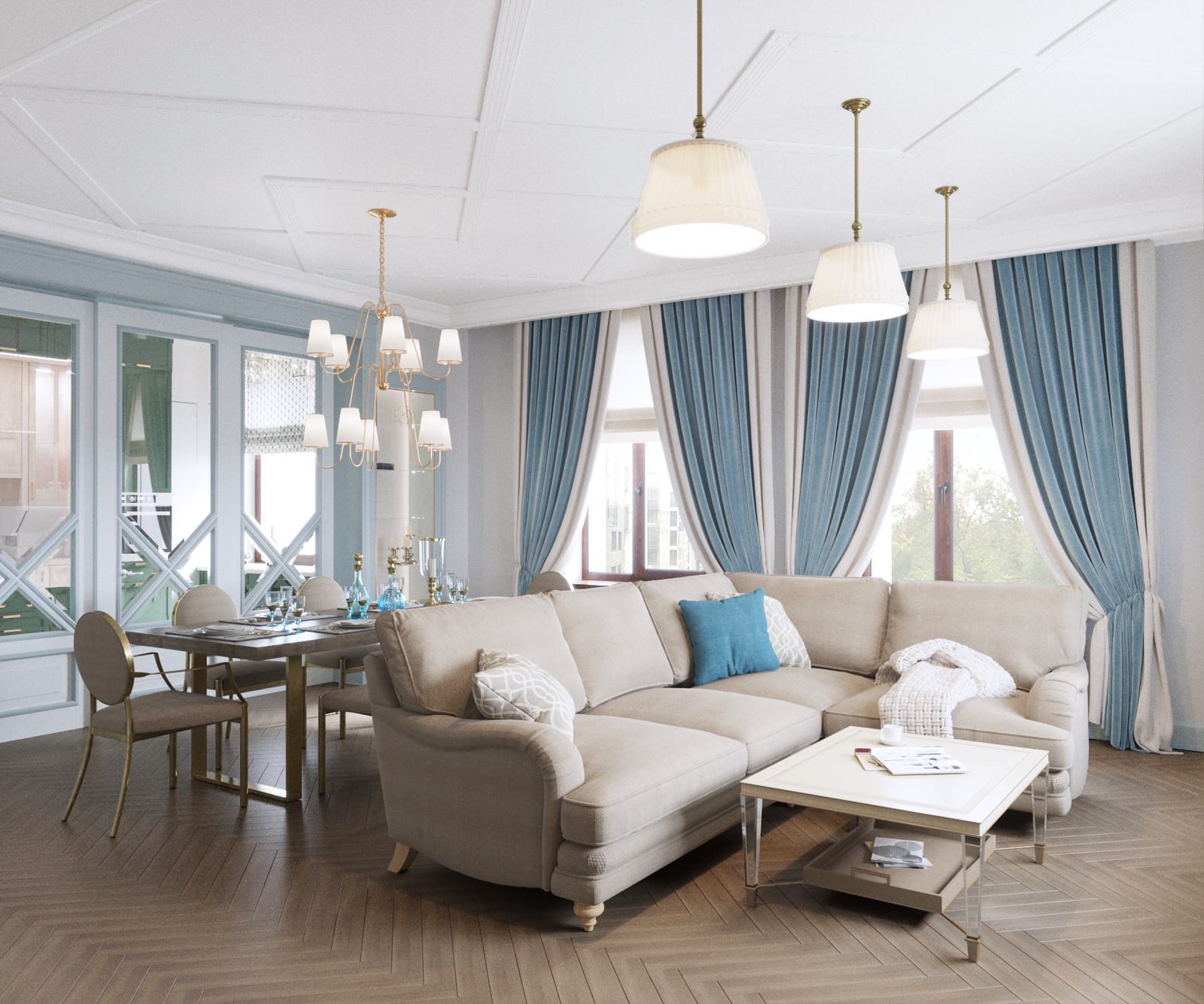 Обложка проекта: Квартира 140 кв.м. ЖК Смольный парк