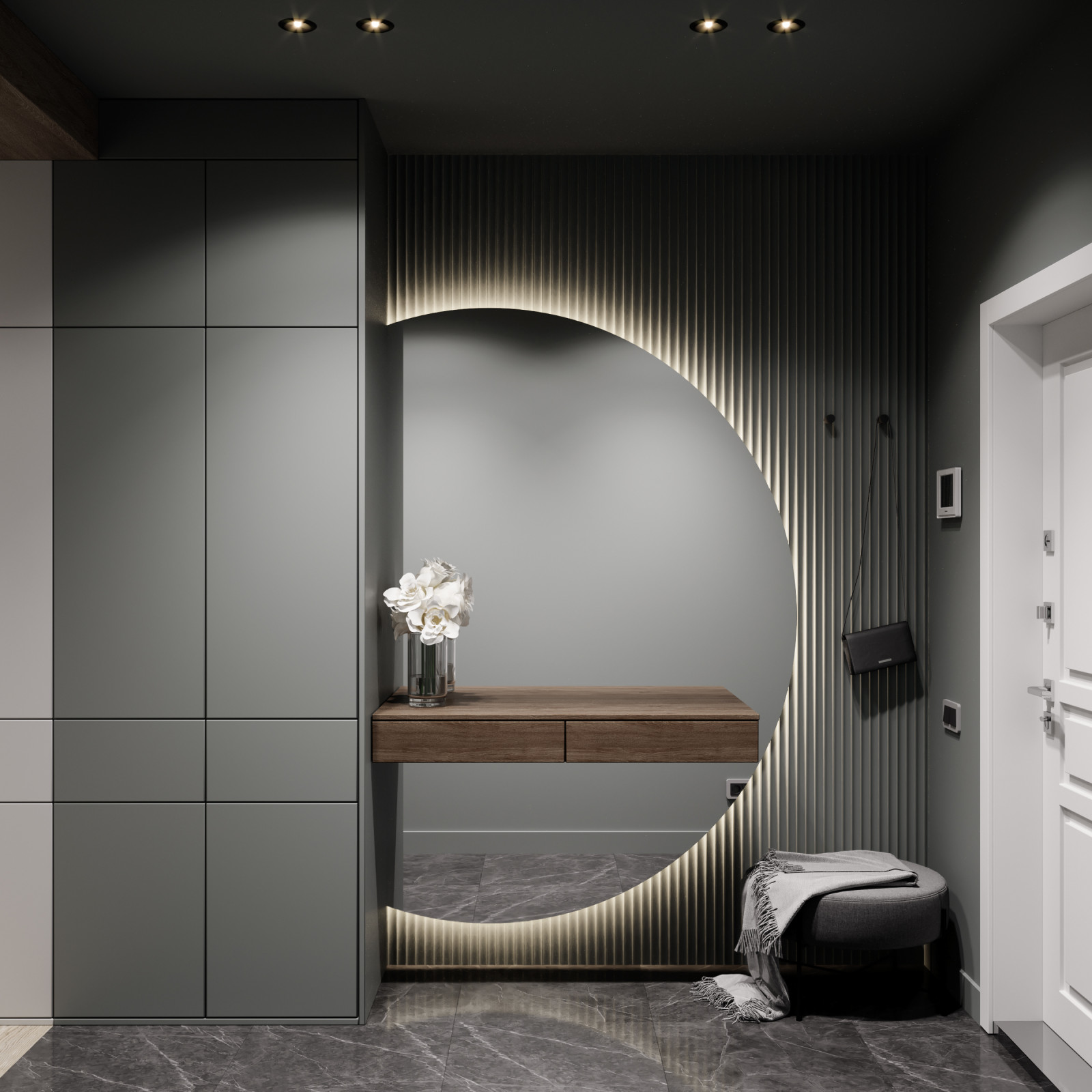 Минималистичный интерьер квартиры в Красноярске