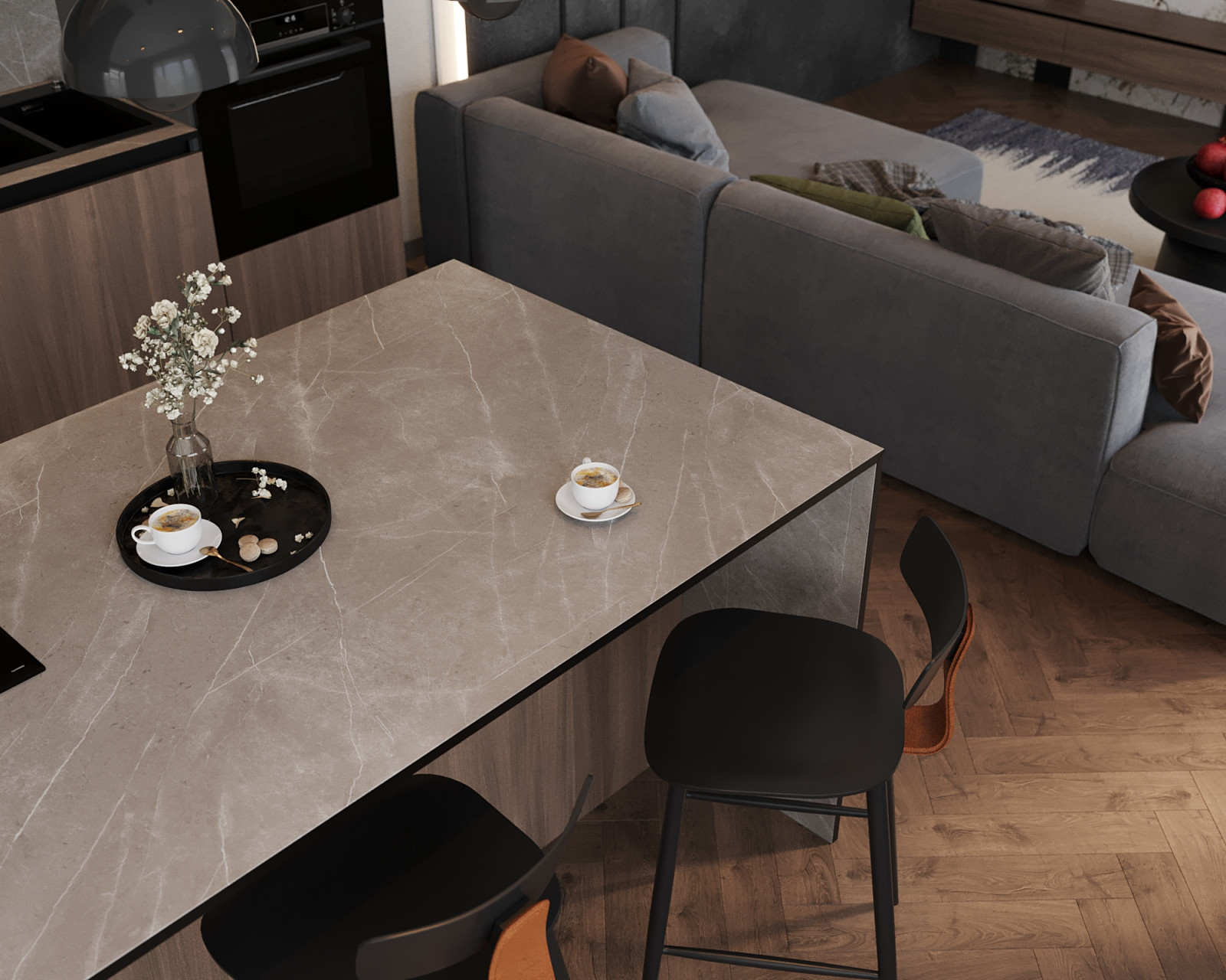 Кухня-гостиная