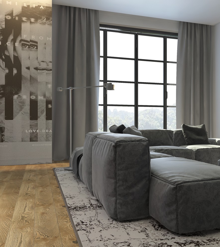 Дизайн кухни гостиной в загородном доме