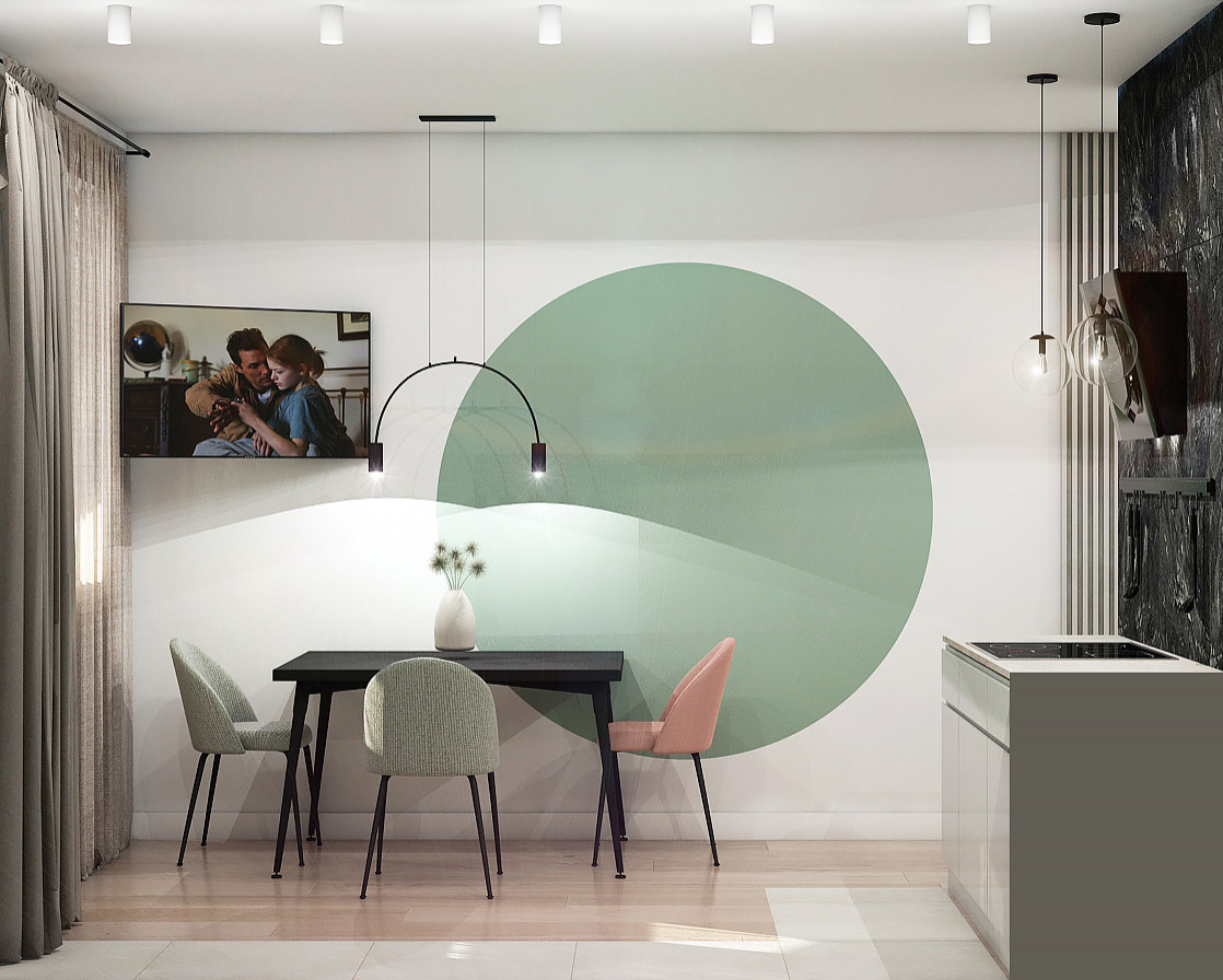 Обложка проекта: 6. Green circle. Кухня