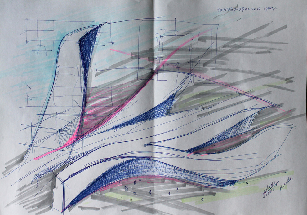 Размышление с карандашом - высотные здания