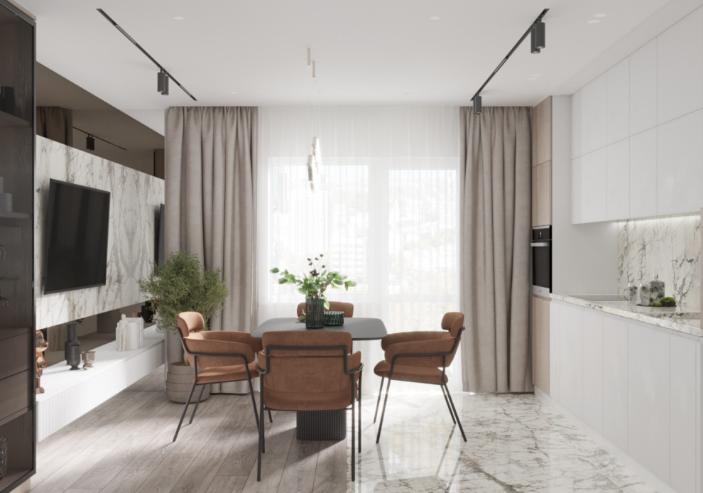 Светлая кухня