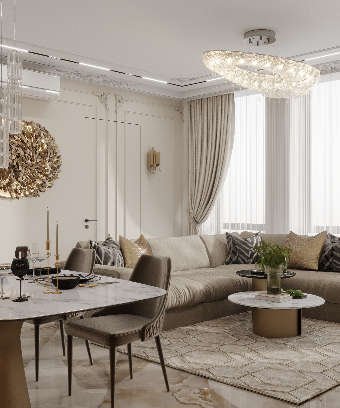 Дизайн интерьера квартиры в ЖК "Onyx Deluxe"