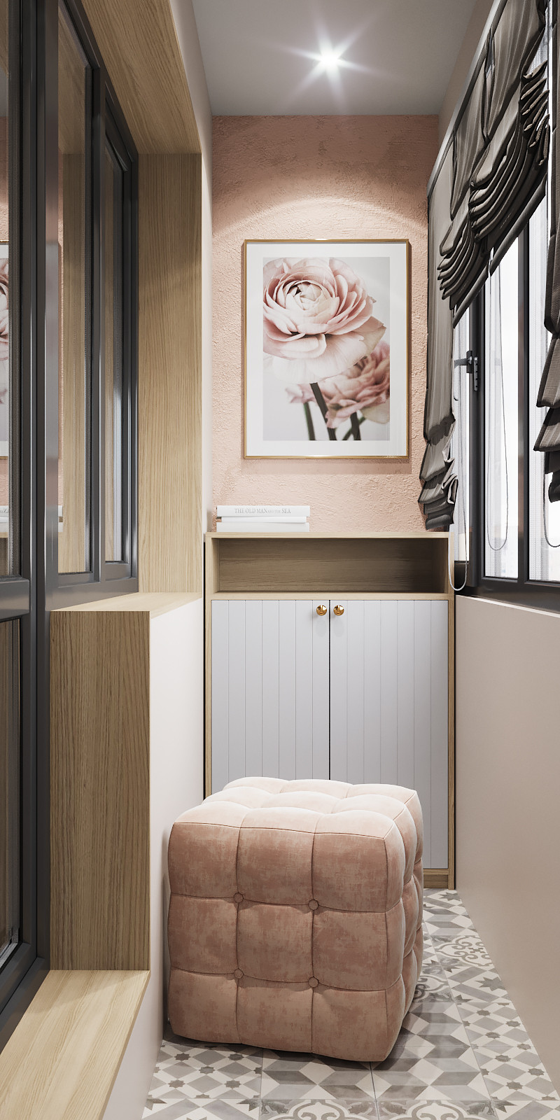 Valencia. Дизайн-проект квартиры, 58 кв.м