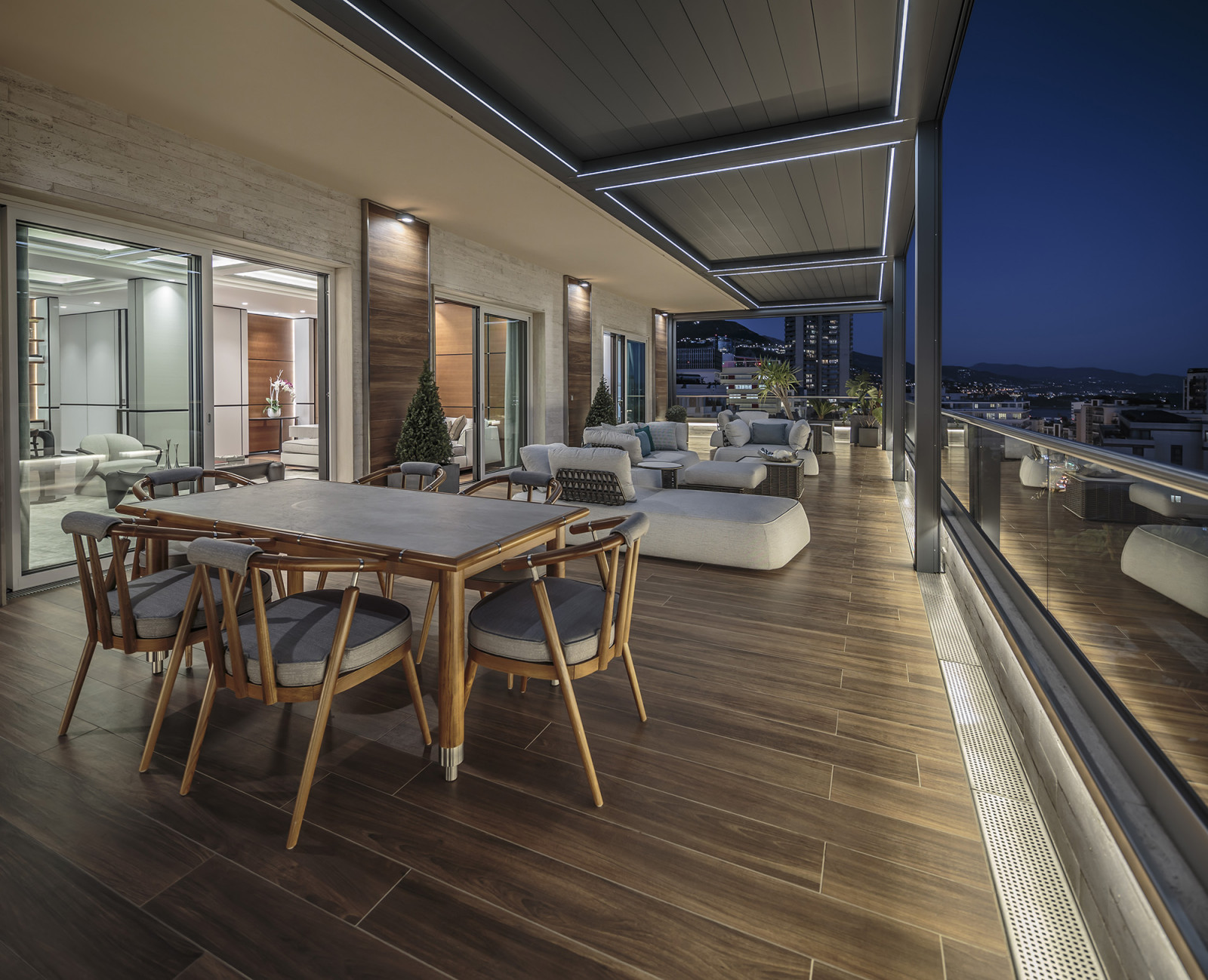 Interior design of a penthouse in Monte-Carlo