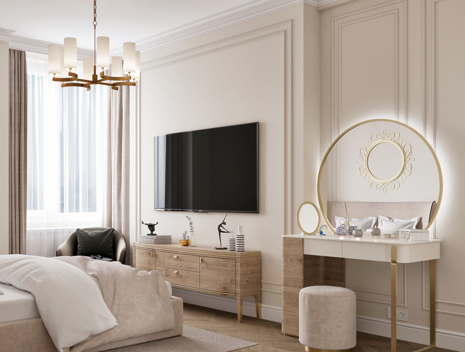 Проект оформления интерьера квартиры 100 кв.м.