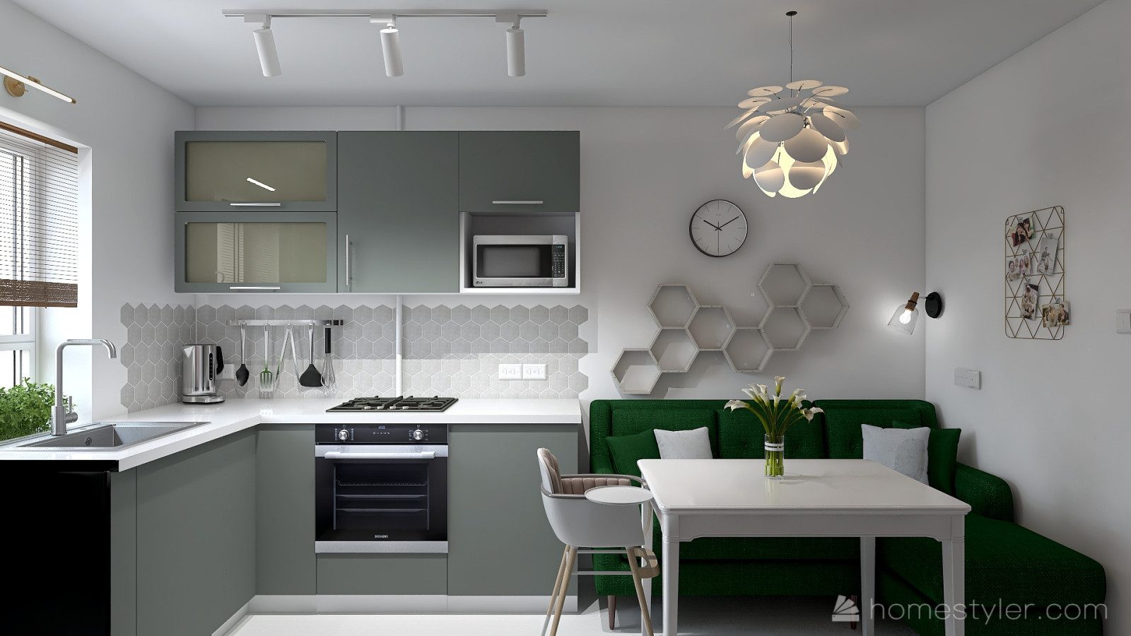 Обложка проекта: Кухня-столовая